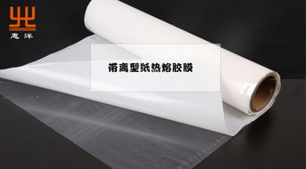 离型纸热熔胶膜的分类与应用详解 从功能解析到实践指南